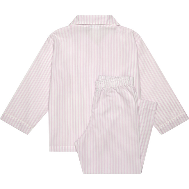 Ballerina Pajama, Pink Stripe - Pajamas - 2