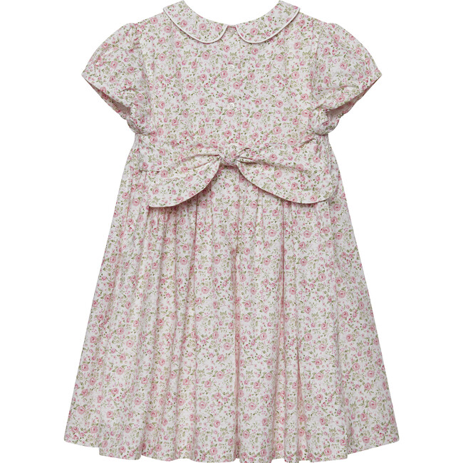 Catherine Rose Smocked Dress, Pink Rose - Dresses - 3