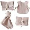 Soft Waffle Newborn Set, Beige - Mixed Apparel Set - 1 - thumbnail