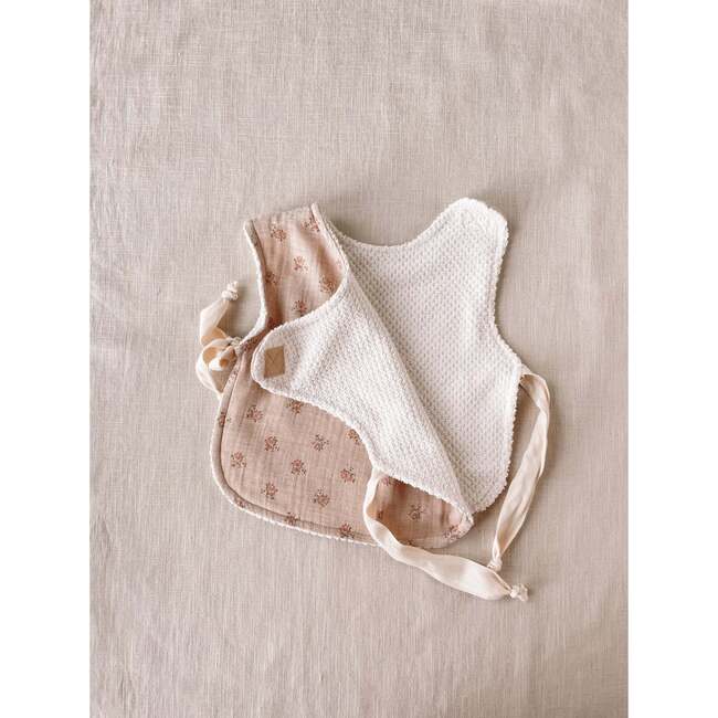 Newborn Set, Melange Floral Beige - Mixed Apparel Set - 3