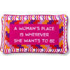 Wherever She Wants Needlepoint Pillow - Decorative Pillows - 1 - thumbnail