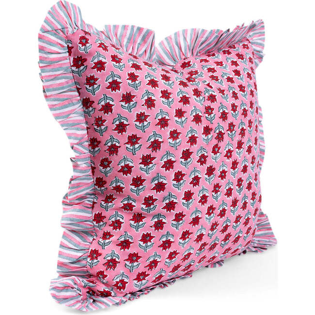 Sabrina Ruffle Throw Pillow - Decorative Pillows - 4