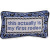 First Rodeo Needlepoint Pillow - Decorative Pillows - 1 - thumbnail