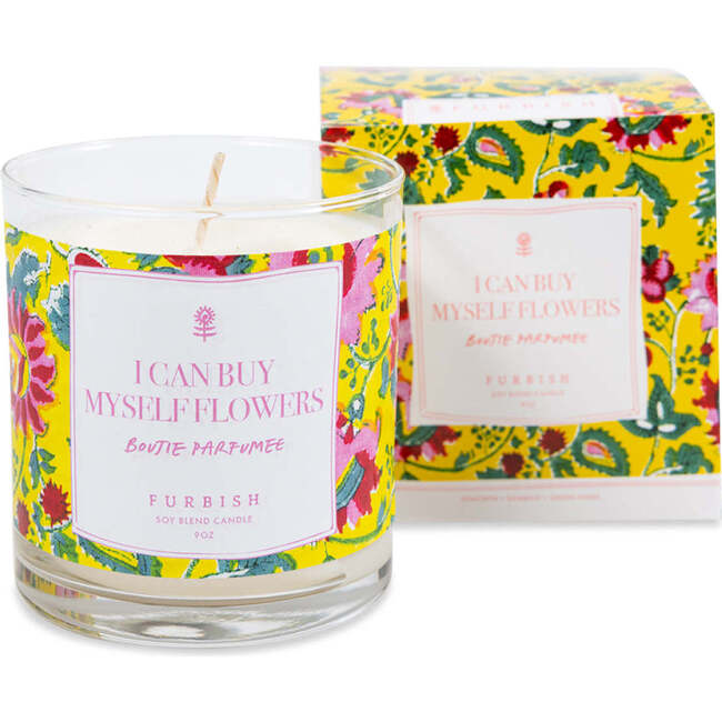 Can Buy Myself Flowers Candle