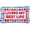 Best Life Needlepoint Pillow - Decorative Pillows - 1 - thumbnail