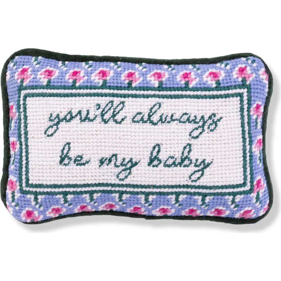 Be My Baby Mini Needlepoint Pillow - Decorative Pillows - 1