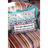 Get What You Get Needlepoint Pillow - Decorative Pillows - 3