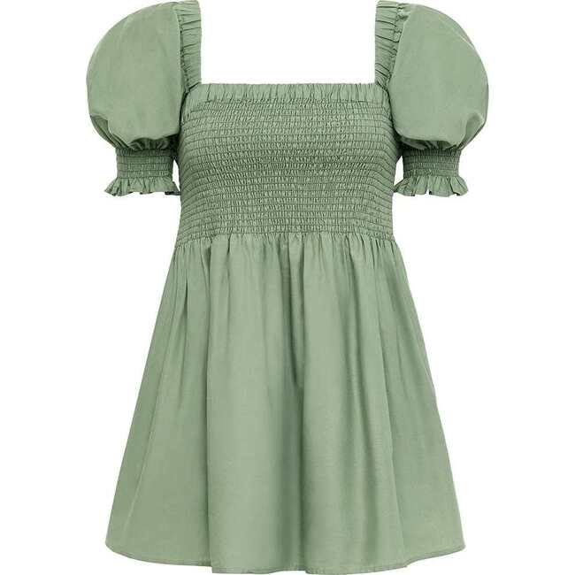 Women's Marcela Pocket Baby-Doll Dress, Sage Green