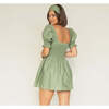 Women's Marcela Pocket Baby-Doll Dress, Sage Green - Dresses - 3