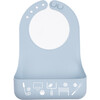 Score Board Little Bites Narrow Bib, Light Blue - Bibs - 1 - thumbnail