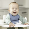 Traffic Jam Little Bites Narrow Bib, Blue - Bibs - 2