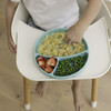 Meal Monster 3-Section Wonder Silicon Suction Plate, Aqua - Food Storage - 6