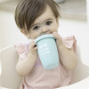 Oops I Dropped It Again 3-Piece Happy Silicon Sippy Cup, Blue - Sippy Cups - 6