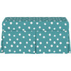 Hamilton Painted Dot Storage Bench, Aqua - Ottomans - 2