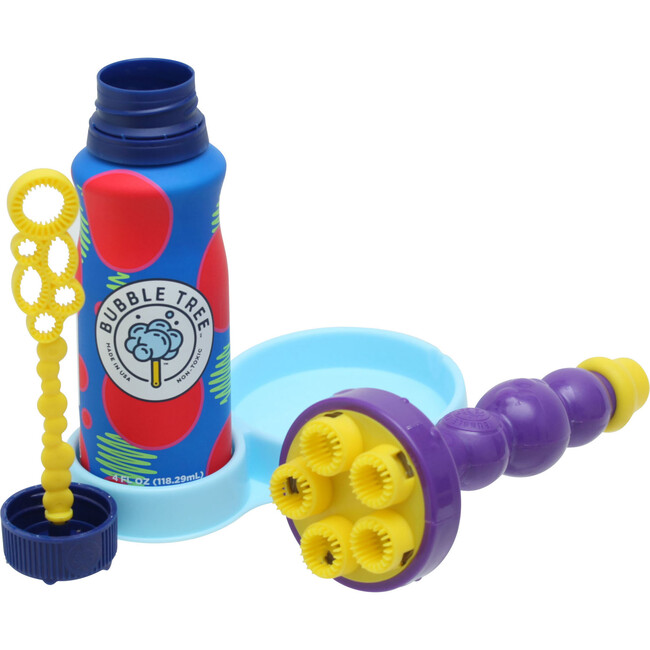 Bubble Sound Maker Horn w/ 4 oz Aluminum Bottle of Bubbles - Bubbles/Chalk - 1