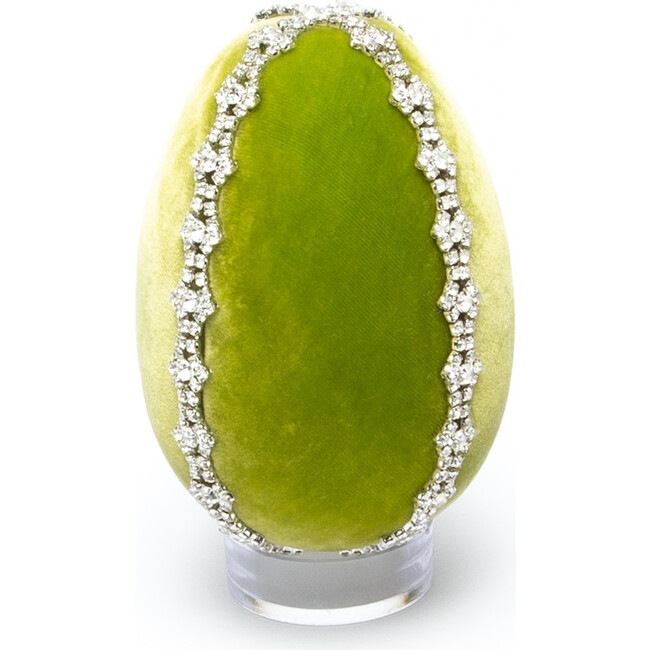 Velvet Egg, Chartreuse - Accents - 1