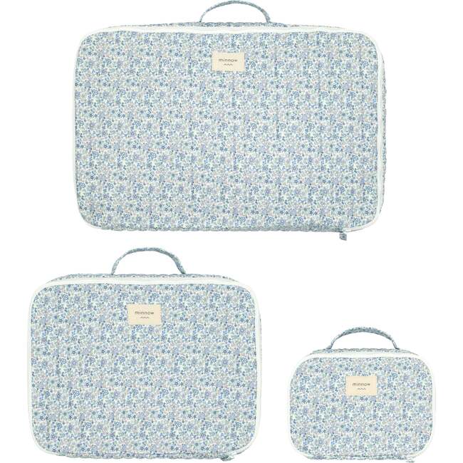 Slate Floral Packing Cubes