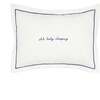 Navy Trim Decorative Pillow - Pillows - 2