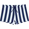 Boys Navy Cabana Stripe Brief - Swim Trunks - 1 - thumbnail