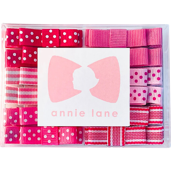 Twelve Bows Box Set, Pink and White Pairs