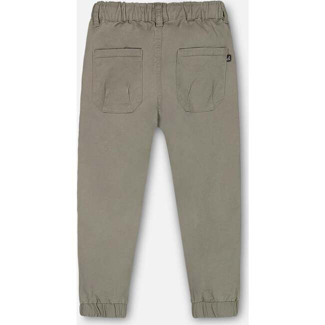 Stretch Twill Jogger Pants, Castor Gray - Pants - 3