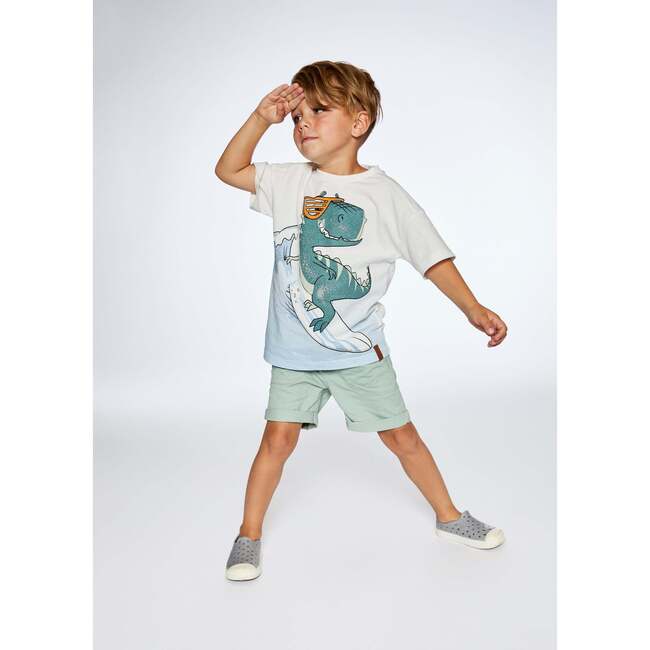 Stretch Twill Short, Sage Green - Shorts - 3