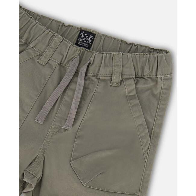 Stretch Twill Jogger Pants, Castor Gray - Pants - 4