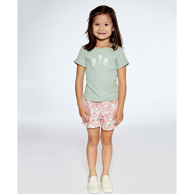 Rib Top, Frosty Green - T-Shirts - 2