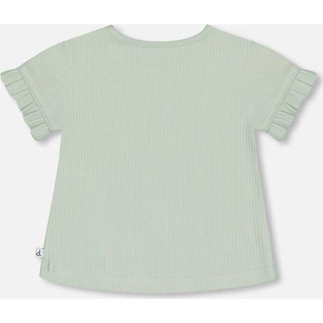 Rib Top, Frosty Green - T-Shirts - 3