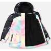 Printed 3 In 1 Mid-Season Set, Black Printed Multicolor Unicorns - Mixed Apparel Set - 3