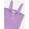 Sleeveless Crinkle Jumpsuit, Lavender - Rompers - 4