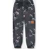 Printed 3 In 1 Mid-Season Set, Black Printed Multicolor Unicorns - Mixed Apparel Set - 6