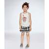 Organic Cotton Tank Top, Off White - T-Shirts - 3