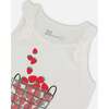 Organic Cotton Tank Top, Off White - T-Shirts - 5