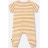 Organic Cotton Jumpsuit, Sand Stripe - Rompers - 2