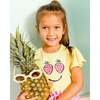 Organic Cotton Jersey Top, Popcorn Yellow - T-Shirts - 2
