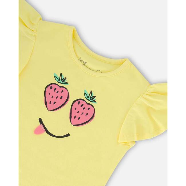 Organic Cotton Jersey Top Popcorn Yellow Organic Cotton Jersey Top Popcorn Yellow