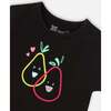 Organic Cotton Jersey Top, Black - T-Shirts - 4