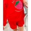 French Terry Short, True Red - Shorts - 2