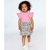 Organic Cotton Jersey Bi-Dress, Printed Fruits Square - Dresses - 2