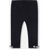 Organic Cotton Capri Legging, Black - Leggings - 3