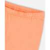 Organic Cotton Capri Legging, Salmon Orange - Leggings - 4
