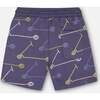 French Terry Short, Blue Printed Scooters - Shorts - 4
