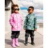 Changing Color Rain Set, Green Printed Sungalsses Dogs - Raincoats - 2