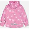 Changing Color Rain Set, Pink Printed Sunglasses Cats - Raincoats - 4
