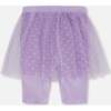 Biker Short With Mesh Skirt, Lilac - Shorts - 2