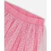 Biker Short With Mesh Skirt, Hot Pink - Shorts - 4