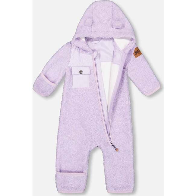 Baby Sherpa One Piece, Lavender - Bunting - 2