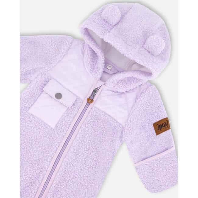 Baby Sherpa One Piece, Lavender - Bunting - 4