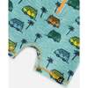 Long Sleeve One Piece Rashguard, Printed Beach Caravan - One Pieces - 4